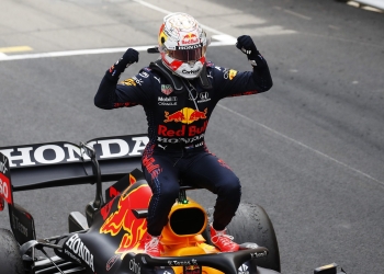Na zdjęciu: Max Verstappen, zwycięzca GP Monaco 2021; foto: Gonzalo Fuentes - Pool / Getty Images