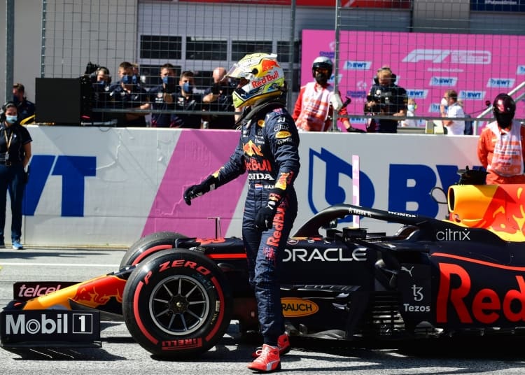Na zdjęciu: Max Verstappen (Red Bull Racing), zwycięzca Grand Prix Styrii 2021; foto: Andrea Diodato / NurPhoto via Getty Images Sport